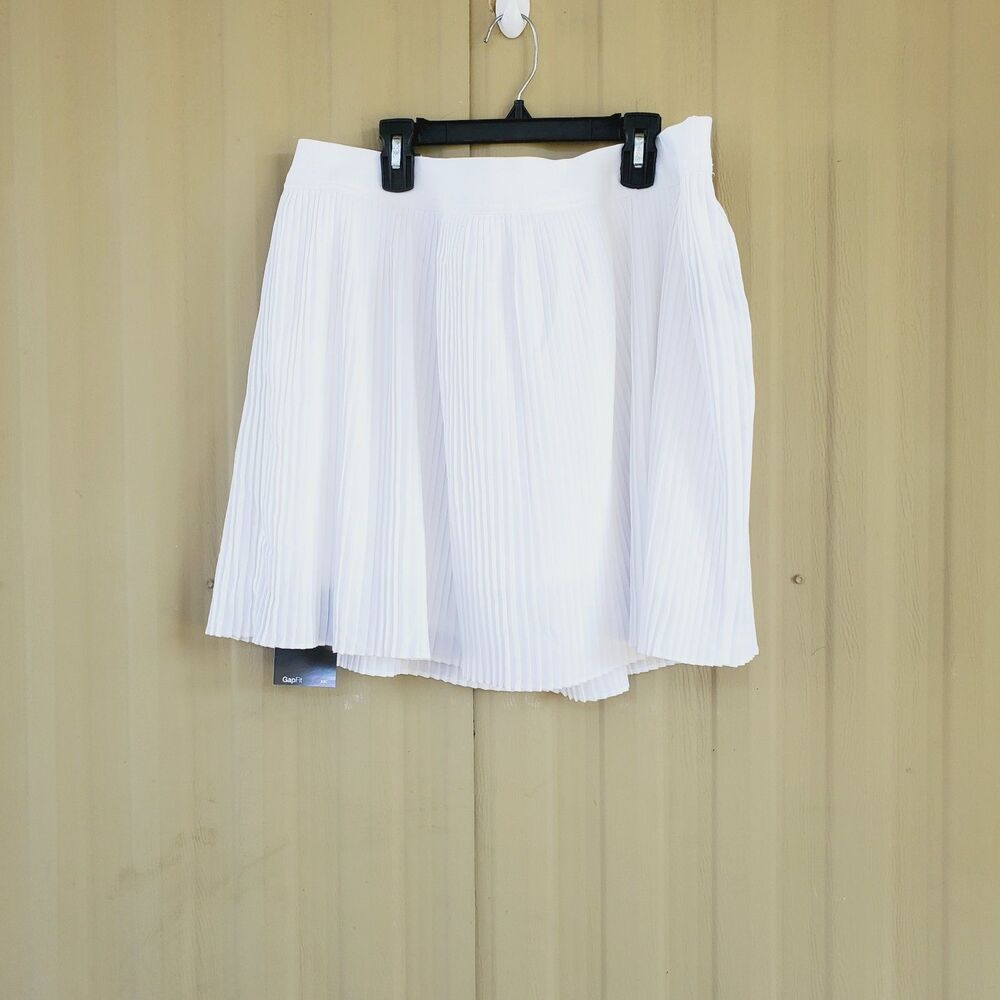 Gap Fit White Pleated Skort Size XXL MSRP $59.95